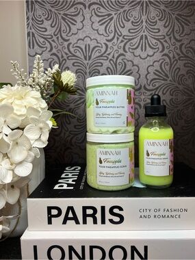 Aminnah Fineapples Pineapple Bath & Body Set